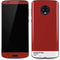 Scarlet Red Moto G6 Skin