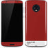 Scarlet Red Moto G6 Skin