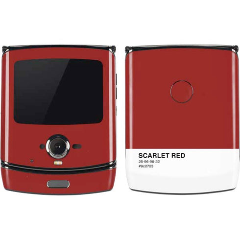Scarlet Red Motorola RAZR Skin