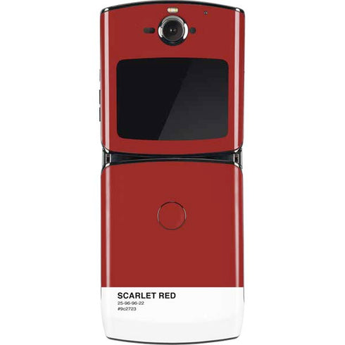 Scarlet Red Motorola RAZR Skin