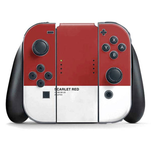 Scarlet Red Nintendo Switch (2017-2021) Joy-Con Controller Skin