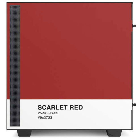 Scarlet Red NZXT H510 Compact ATX Mid-Tower Case Skin