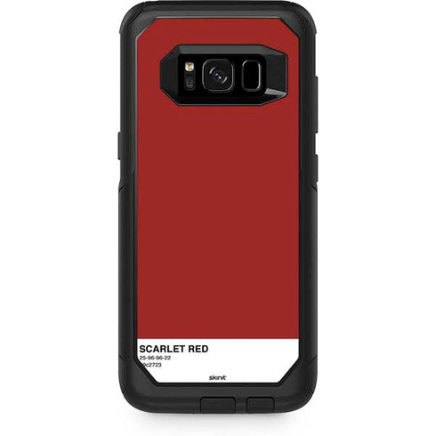 Scarlet Red Otterbox Commuter Galaxy Skin