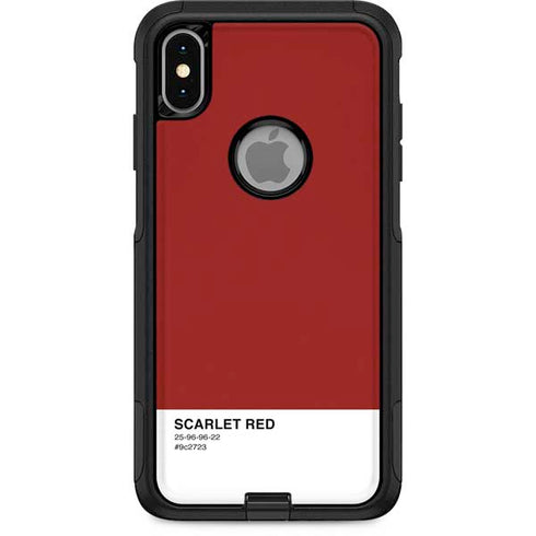 Scarlet Red Otterbox Commuter iPhone Skin