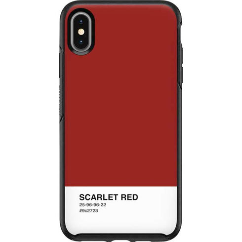 Scarlet Red Otterbox Symmetry iPhone Skin