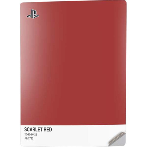 Scarlet Red PS5 Digital Edition Console Skin