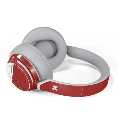 Scarlet Red Surface Headphones Skin
