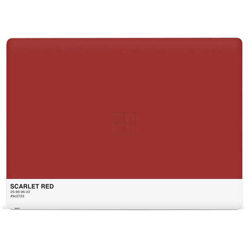 Scarlet Red Surface Laptop 2 Skin