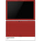 Scarlet Red Surface Pro 6 Skin