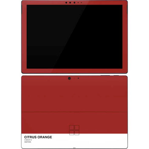 Scarlet Red Surface Pro 7 Skin