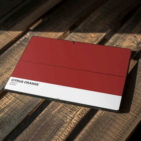 Scarlet Red Surface Pro 7 Skin