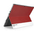 Scarlet Red Surface Pro 8 Skin