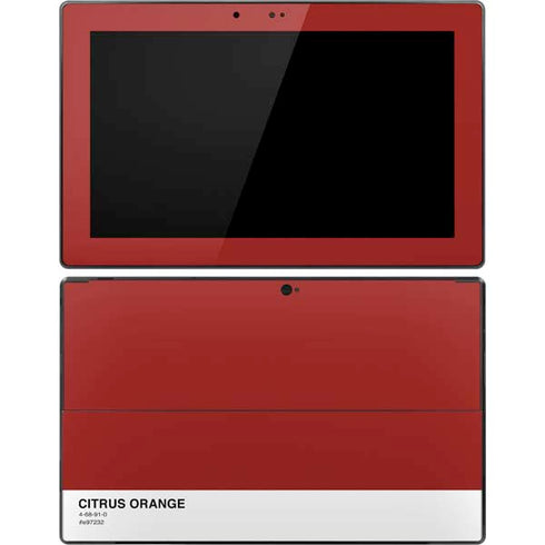 Scarlet Red Surface Pro Tablet Skin
