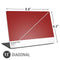 Scarlet Red Universal Laptop 11in (8.8 x 6.2in) Skin