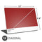Scarlet Red Universal Laptop 16in (13 x 9.4in) Skin