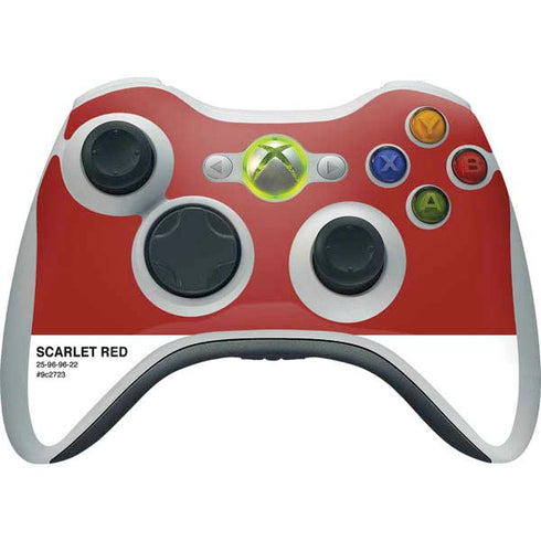 Scarlet Red Xbox 360 Wireless Controller Skin