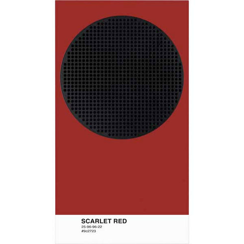 Scarlet Red Xbox Series S Console Skin