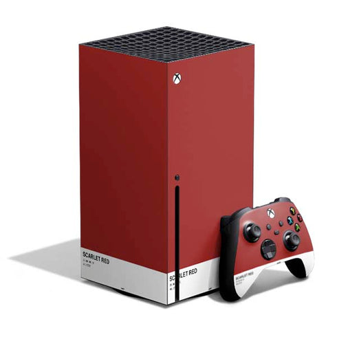 Scarlet Red Xbox Series X Bundle Skin