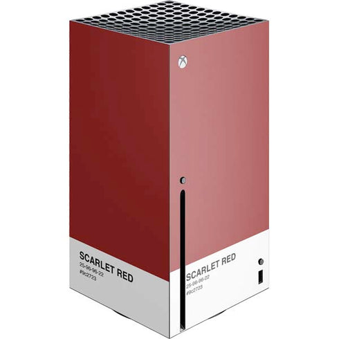 Scarlet Red Xbox Series X Console Skin