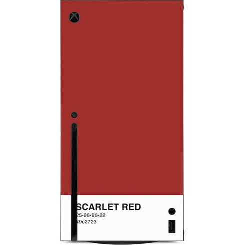 Scarlet Red Xbox Series X Console Skin
