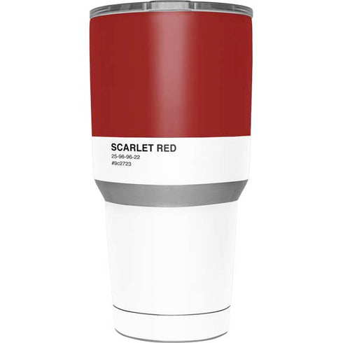Scarlet Red Yeti 30oz Rambler Tumbler Skin