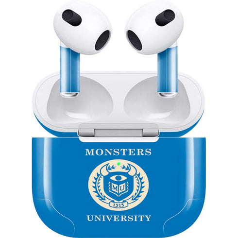 Disney Monsters University School’s Emblem Apple AirPods (3rd Gen 2021) Skin