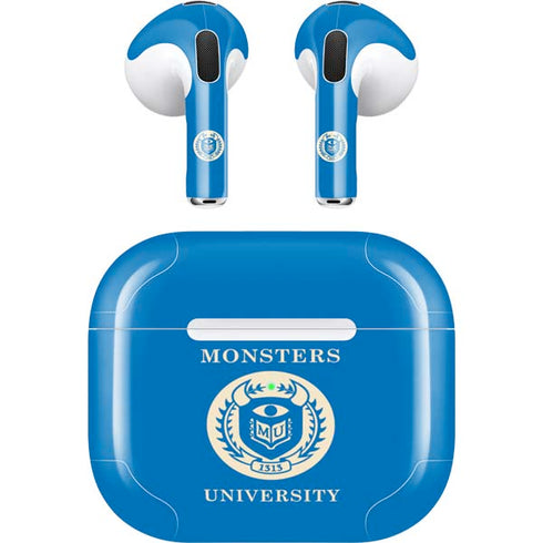 Disney Monsters University School’s Emblem Apple AirPods (3rd Gen 2021) Skin