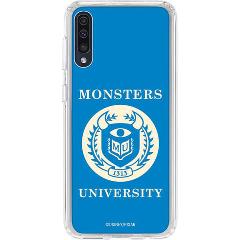 Disney Monsters University School’s Emblem Galaxy A50 Clear Case