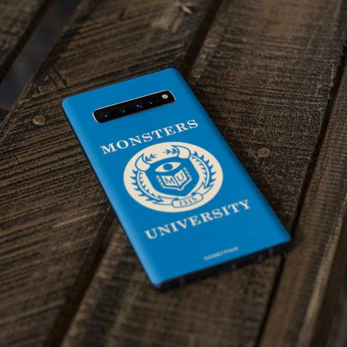 Disney Monsters University School’s Emblem Galaxy S10 Plus Skin