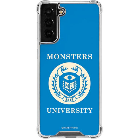 Disney Monsters University School’s Emblem Galaxy S21 FE Clear Case