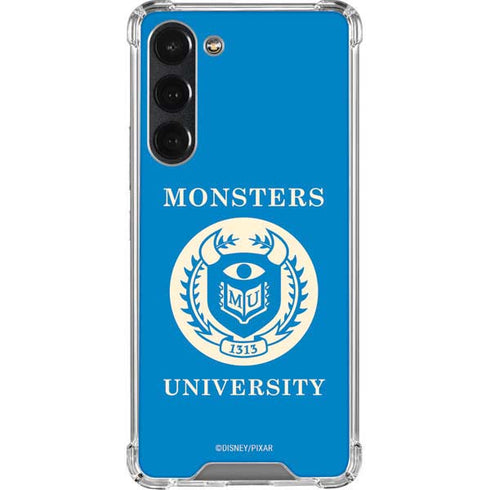Disney Monsters University School’s Emblem Galaxy S23 Plus Clear Case