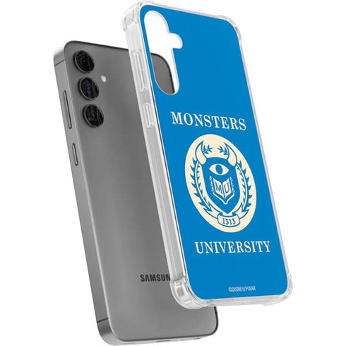 Disney Monsters University School’s Emblem Galaxy S24 Plus Clear Case