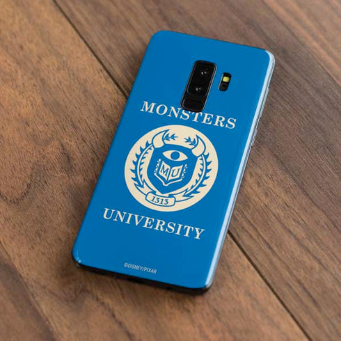 Disney Monsters University School’s Emblem Galaxy S9 Plus Skin