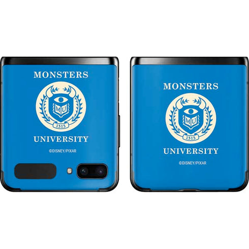 Disney Monsters University School’s Emblem Galaxy Z Flip Skin