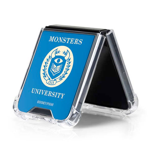 Disney Monsters University School’s Emblem Galaxy Z Flip5 5G Clear Case