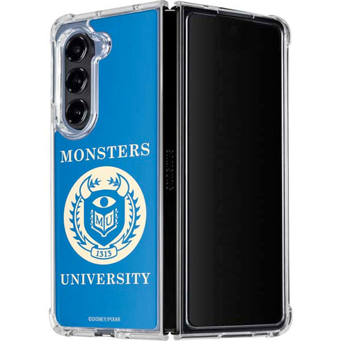 Disney Monsters University School’s Emblem Galaxy Z Fold5 5G Clear Case