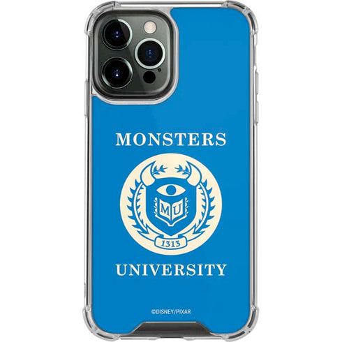 Disney Monsters University School’s Emblem iPhone 14 Pro Max Clear Case