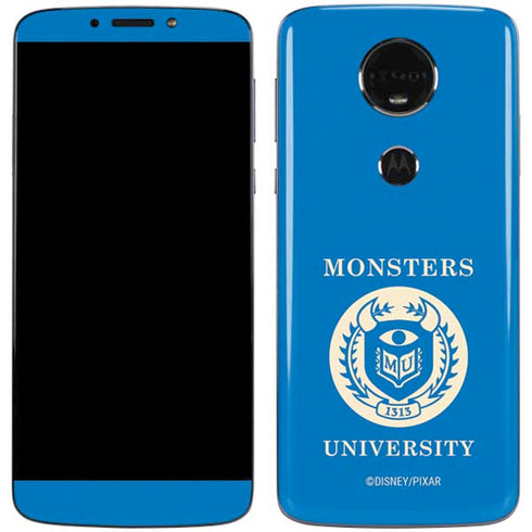 Disney Monsters University School’s Emblem Moto E5 Plus Skin