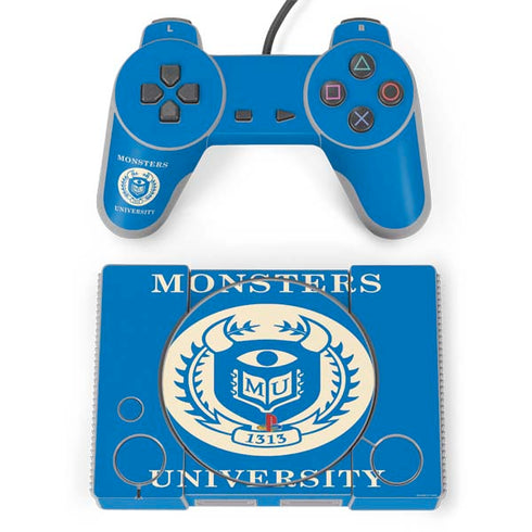 Disney Monsters University School’s Emblem PlayStation Classic Bundle Skin