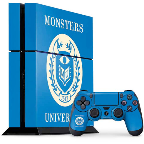 Disney Monsters University School’s Emblem PS4 Console and Controller Bundle Skin