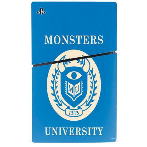 Disney Monsters University School’s Emblem PS5 Slim Disk Bundle Skin