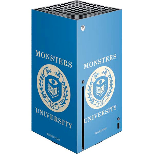Disney Monsters University School’s Emblem Xbox Series X Console Skin