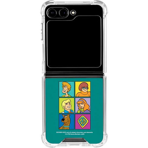 Scooby Doo Scooby-Doo Crew Galaxy Z Flip5 5G Clear Case