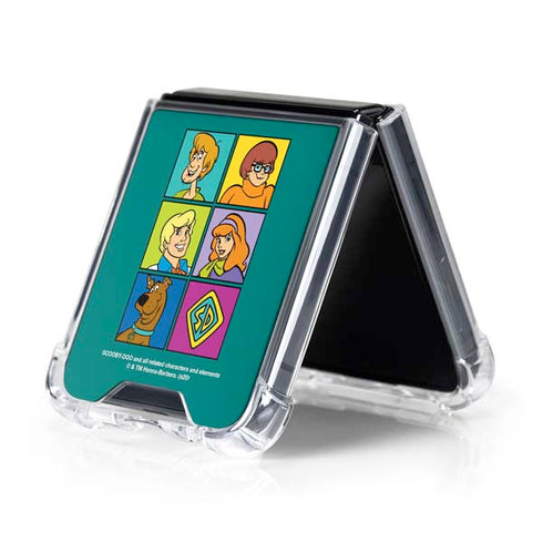 Scooby Doo Scooby-Doo Crew Galaxy Z Flip5 5G Clear Case