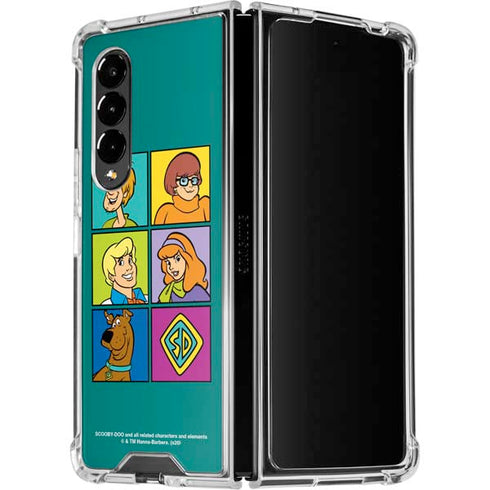 Scooby Doo Scooby-Doo Crew Galaxy Z Fold4 5G Clear Case