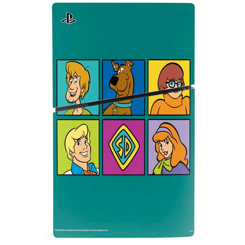 Scooby Doo Scooby-Doo Crew PS5 Slim Disk Console Skin
