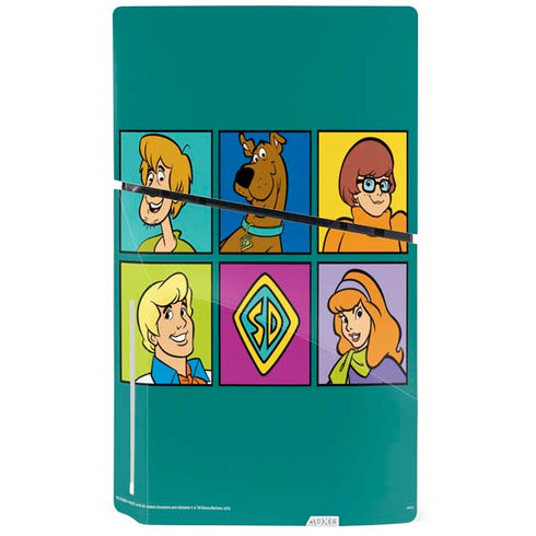 Scooby Doo Scooby-Doo Crew PS5 Slim Disk Console Skin