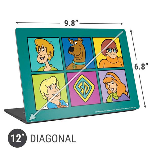 Scooby Doo Scooby-Doo Crew Universal Laptop 12in (9.8 x 6.8in) Skin