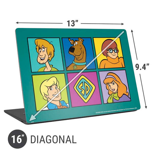 Scooby Doo Scooby-Doo Crew Universal Laptop 16in (13 x 9.4in) Skin