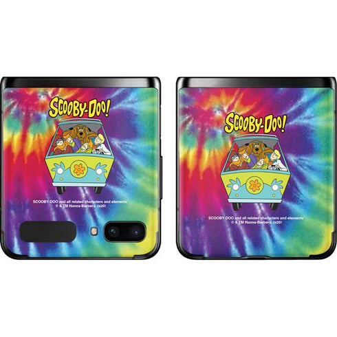Scooby Doo Scooby-Doo Tie Dye Galaxy Z Flip Skin